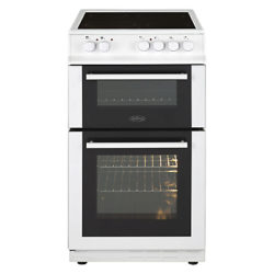 Belling FS50EDOFC Freestanding Electric Cooker, Black White